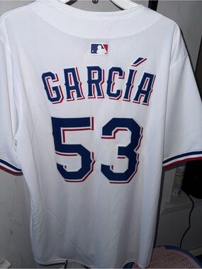 Authentic Nike x MLB Texas Rangers Jersey Sz “XL”- García #53